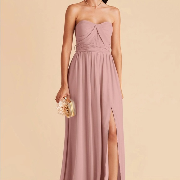 Birdy Grey Dresses & Skirts - Birdy Grey Strapless Mauve Gown